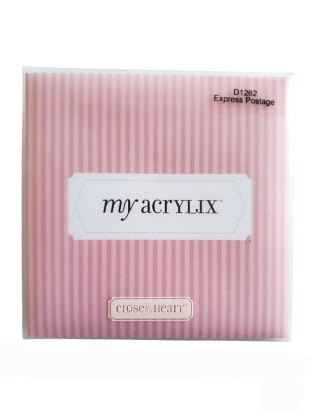 Close To My Heart My Acrylix D1262 Express Postage Rubber Stamp Set